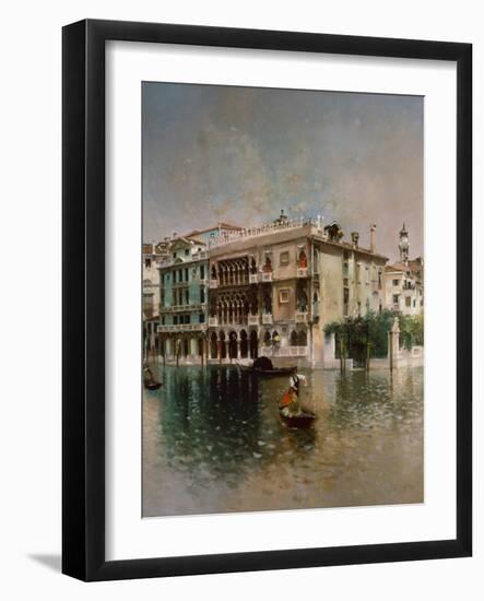 The Grand Canal, Venice, 1890-Robert Frederick Blum-Framed Giclee Print