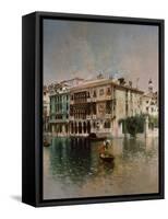 The Grand Canal, Venice, 1890-Robert Frederick Blum-Framed Stretched Canvas