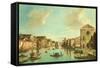 The Grand Canal, Venice, 18th Century-William James-Framed Stretched Canvas