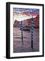 The Grand Canal, Venice, at Sunset-Steven Boone-Framed Photographic Print