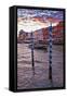 The Grand Canal, Venice, at Sunset-Steven Boone-Framed Stretched Canvas