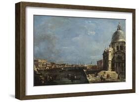 The Grand Canal, Venice, C.1760-Francesco Guardi-Framed Giclee Print