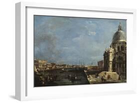 The Grand Canal, Venice, C.1760-Francesco Guardi-Framed Giclee Print