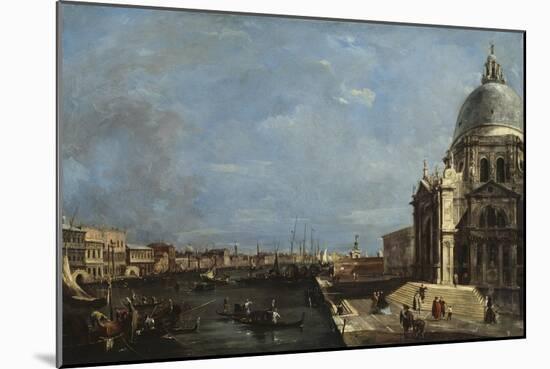 The Grand Canal, Venice, C.1760-Francesco Guardi-Mounted Giclee Print