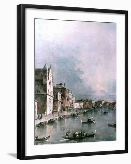 The Grand Canal, Venice, C1732-1790-Francesco Guardi-Framed Giclee Print