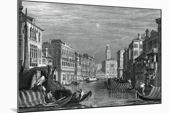 The Grand Canal, Venice, C19th Century-Sam Fisher-Mounted Giclee Print