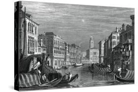 The Grand Canal, Venice, C19th Century-Sam Fisher-Stretched Canvas