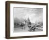 The Grand Canal, Venice, Engraved by J. Thomas, C.1829 (Engraving)-Charles Bentley-Framed Giclee Print