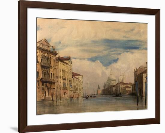 The Grand Canal, Venice, Italy, 1826-27-Richard Parkes Bonington-Framed Giclee Print