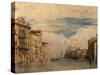 The Grand Canal, Venice, Italy, 1826-27-Richard Parkes Bonington-Stretched Canvas