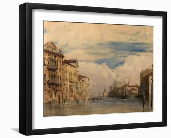 The Grand Canal, Venice, Italy, 1826-27-Richard Parkes Bonington-Framed Giclee Print