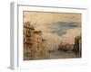 The Grand Canal, Venice, Italy, 1826-27-Richard Parkes Bonington-Framed Giclee Print