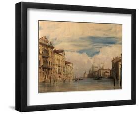 The Grand Canal, Venice, Italy, 1826-27-Richard Parkes Bonington-Framed Giclee Print