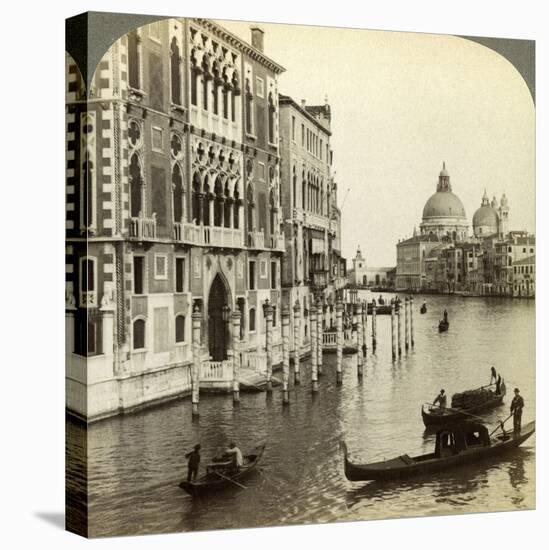 The Grand Canal, Venice, Italy-Underwood & Underwood-Stretched Canvas