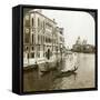 The Grand Canal, Venice, Italy-Underwood & Underwood-Framed Stretched Canvas