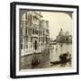 The Grand Canal, Venice, Italy-Underwood & Underwood-Framed Photographic Print