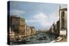 The Grand Canal, Venice, Looking East from the Campo Di San Vio-Arnold Boonen-Stretched Canvas