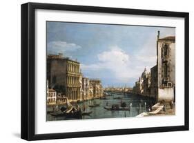 The Grand Canal, Venice, Looking East from the Campo Di San Vio-Arnold Boonen-Framed Giclee Print