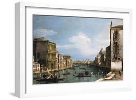 The Grand Canal, Venice, Looking East from the Campo Di San Vio-Arnold Boonen-Framed Giclee Print