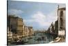The Grand Canal, Venice, Looking East from the Campo Di San Vio-Arnold Boonen-Stretched Canvas