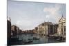 The Grand Canal, Venice, Looking South-East from San Stae to the Fabbriche Nuove Di Rialto-Canaletto-Mounted Giclee Print