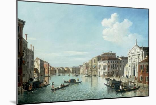 The Grand Canal, Venice, looking South East to the Fabriche Nuovo di Rialto-William James-Mounted Giclee Print