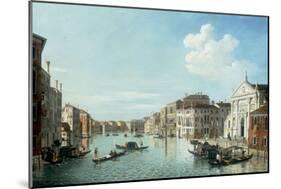 The Grand Canal, Venice, looking South East to the Fabriche Nuovo di Rialto-William James-Mounted Giclee Print