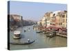 The Grand Canal, Venice, UNESCO World Heritage Site, Veneto, Italy, Europe-Amanda Hall-Stretched Canvas