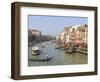 The Grand Canal, Venice, UNESCO World Heritage Site, Veneto, Italy, Europe-Amanda Hall-Framed Photographic Print