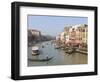 The Grand Canal, Venice, UNESCO World Heritage Site, Veneto, Italy, Europe-Amanda Hall-Framed Photographic Print