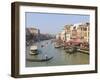 The Grand Canal, Venice, UNESCO World Heritage Site, Veneto, Italy, Europe-Amanda Hall-Framed Photographic Print