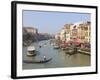 The Grand Canal, Venice, UNESCO World Heritage Site, Veneto, Italy, Europe-Amanda Hall-Framed Photographic Print