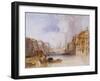 The Grand Canal, Venice watercolor and pencil on paper-William Callow-Framed Giclee Print