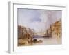 The Grand Canal, Venice watercolor and pencil on paper-William Callow-Framed Giclee Print