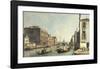 The Grand Canal, Venice-Canaletto-Framed Premium Giclee Print