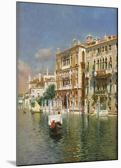 The Grand Canal, Venice-Rubens Santoro-Mounted Premium Giclee Print