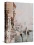 The Grand Canal, Venice-Franz Richard Unterberger-Stretched Canvas