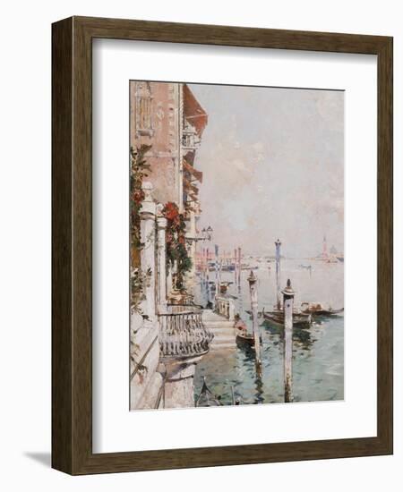 The Grand Canal, Venice-Franz Richard Unterberger-Framed Giclee Print