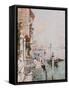 The Grand Canal, Venice-Franz Richard Unterberger-Framed Stretched Canvas