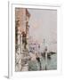The Grand Canal, Venice-Franz Richard Unterberger-Framed Premium Giclee Print