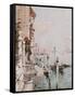 The Grand Canal, Venice-Franz Richard Unterberger-Framed Stretched Canvas