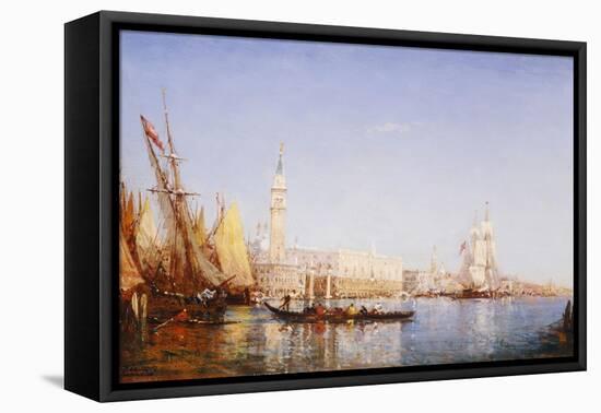 The Grand Canal, Venice-Felix Ziem-Framed Stretched Canvas