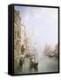 The Grand Canal, Venice-Franz Richard Unterberger-Framed Stretched Canvas