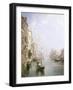 The Grand Canal, Venice-Franz Richard Unterberger-Framed Giclee Print