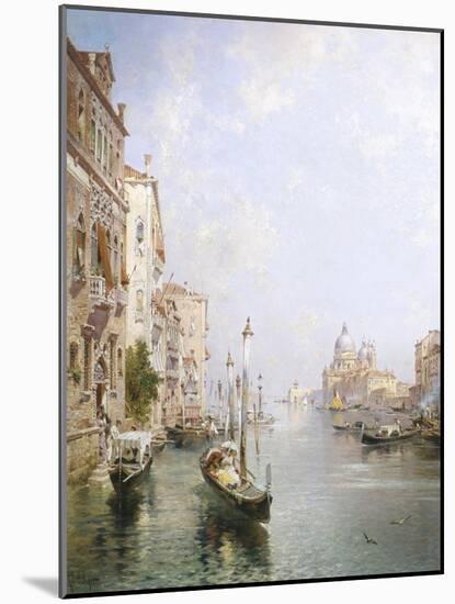 The Grand Canal, Venice-Franz Richard Unterberger-Mounted Giclee Print