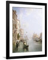 The Grand Canal, Venice-Franz Richard Unterberger-Framed Giclee Print