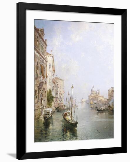 The Grand Canal, Venice-Franz Richard Unterberger-Framed Giclee Print