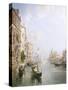 The Grand Canal, Venice-Franz Richard Unterberger-Stretched Canvas