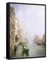 The Grand Canal, Venice-Franz Richard Unterberger-Framed Stretched Canvas