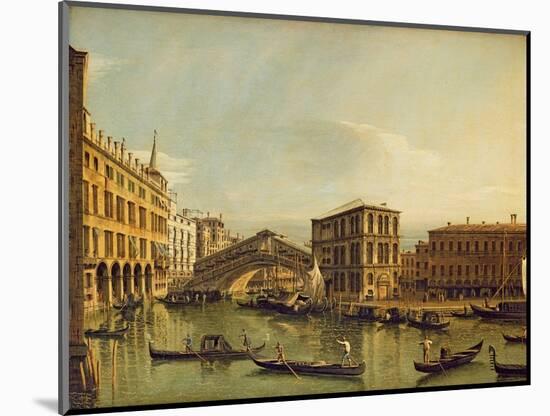 The Grand Canal, Venice-Bernardo Bellotto-Mounted Giclee Print